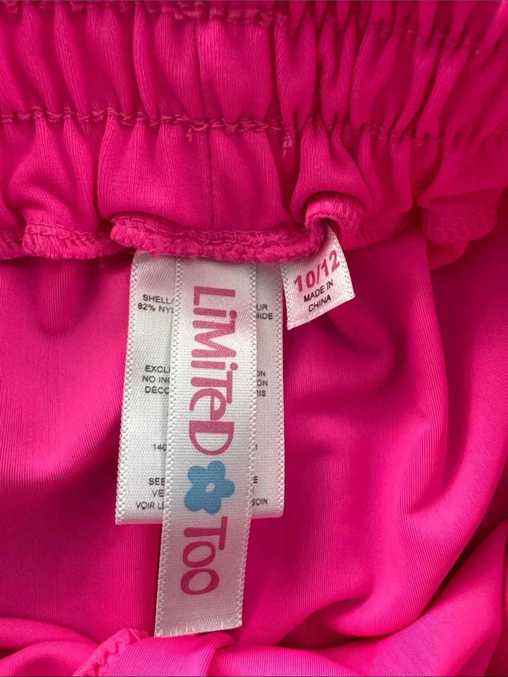 Limited Too Neon Pink Athletic Shorts